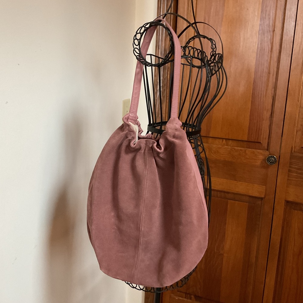 Lucky Brand Alva Hobo Shoulder Bag- Dusky Pink - Picture 2 of 7